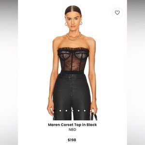 NWT NBD maren corset top